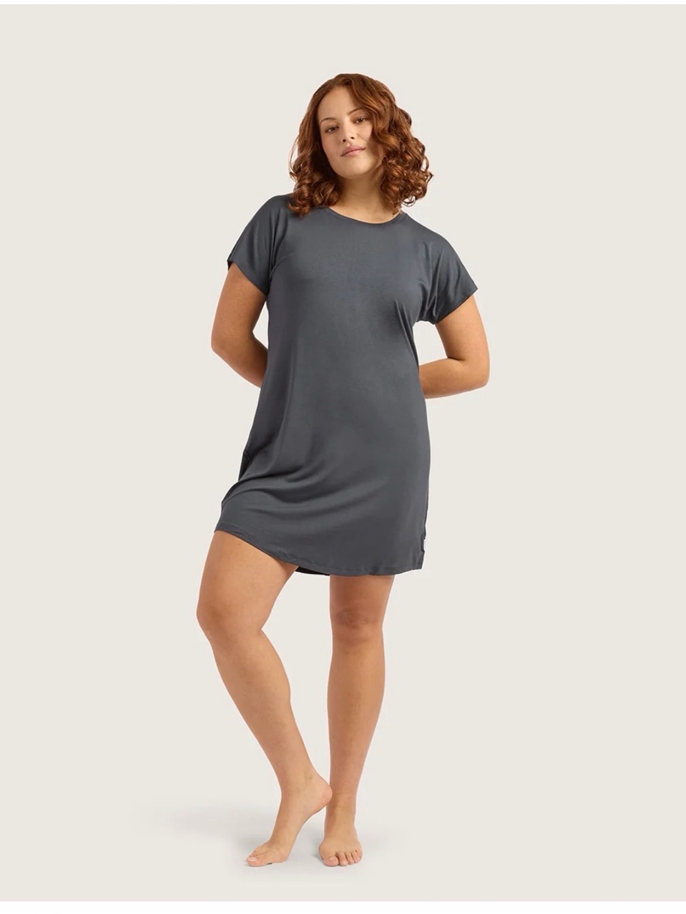 BOODY Goodnight Nightshirt Charcoal Gray in Original Packaging